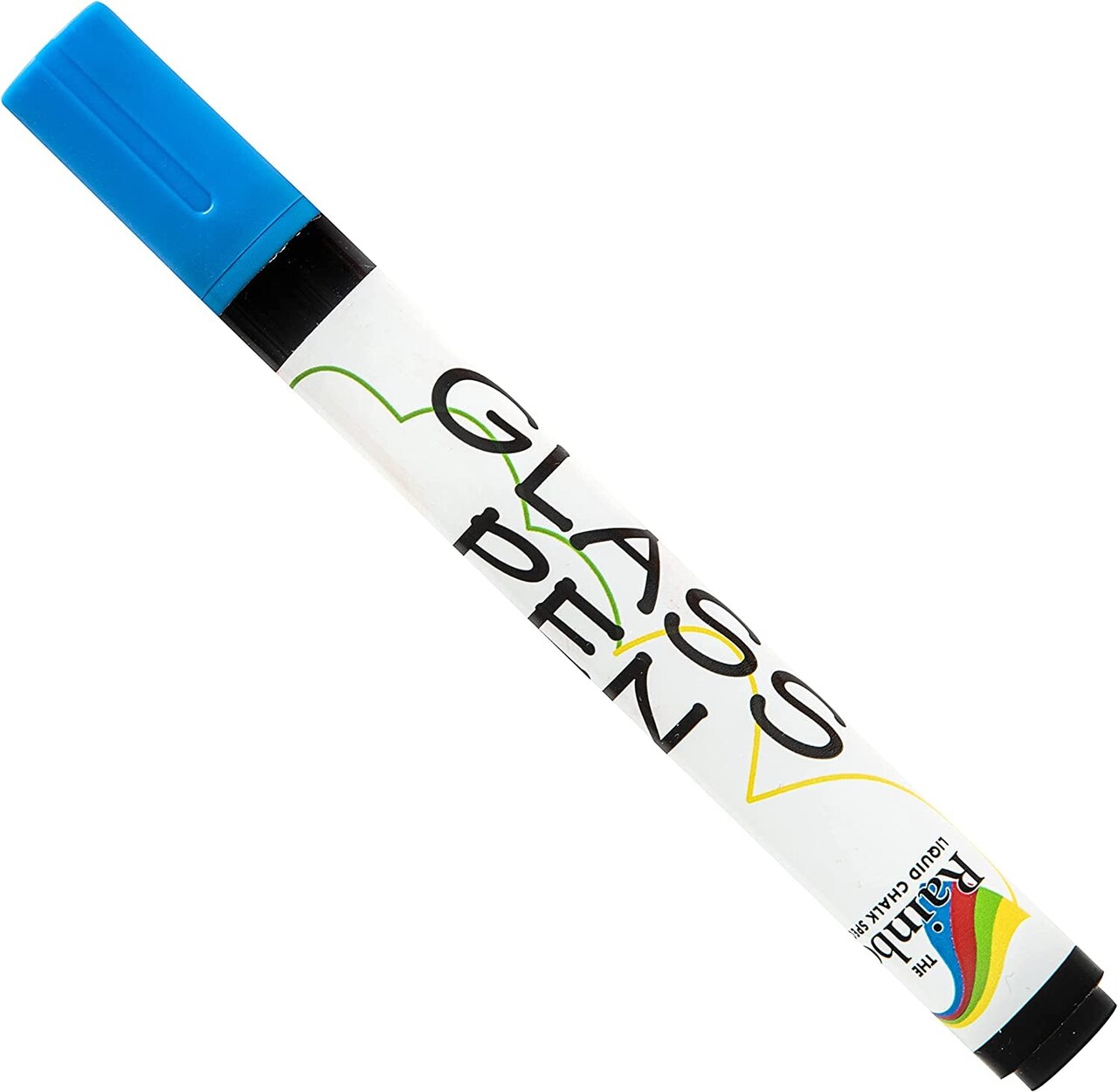 Glass Pen Window Marker: Liquid Chalk Markers for Glass, Car Marker or Mirror Pen with Washable Paint - Car Windows, Storefront Window, Wedding, Parade, Party & Holiday Decorations (White, Fine Tip)